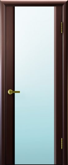 Межкомнатная шпонированная дверь Luxor Legend Синай 3 (стекло белое) Венге остекленная — фото 1